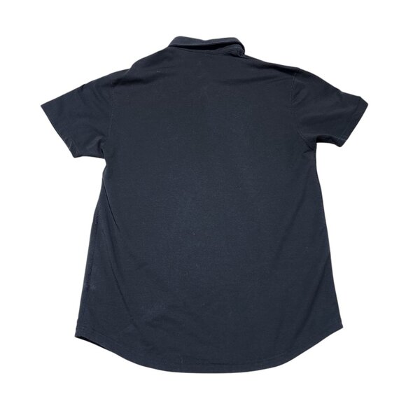 BYLT Mens Drop-Cut S/S Polo Lux Black L Premium Basics - Picture 5 of 6
